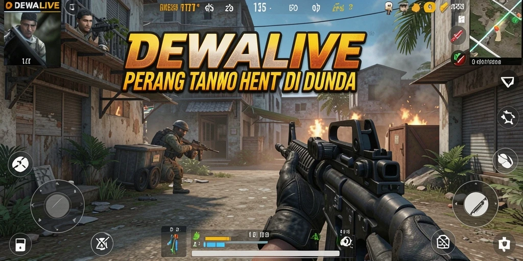Gameplay intens dari DEWALIVE dengan aksi tembak-menembak yang seru.