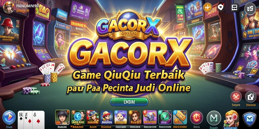 Screenshot gameplay QiuQiu yang menegangkan di GACORX.