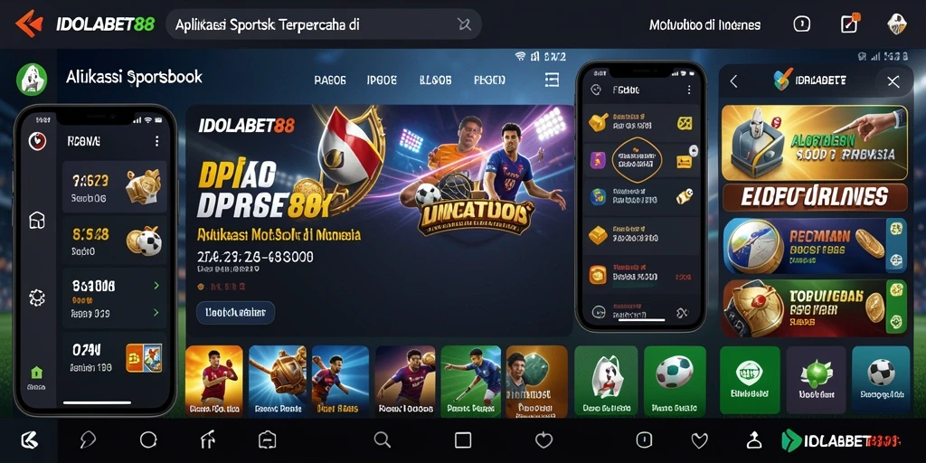 Tampilan gameplay menarik dari aplikasi Sportsbook IDOLABET88.