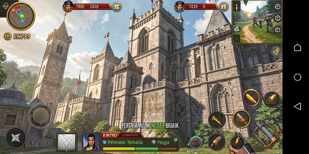 Gameplay menara pertahanan yang mendebarkan dan strategis.