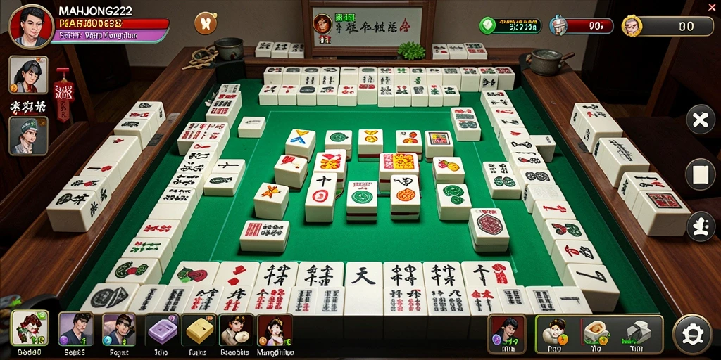 Tampilan gameplay <strong>MAHJONG222</strong> yang menarik dan santai.