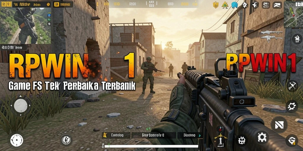 Screenshot RPWIN1 menampilkan aksi seru di medan perang.