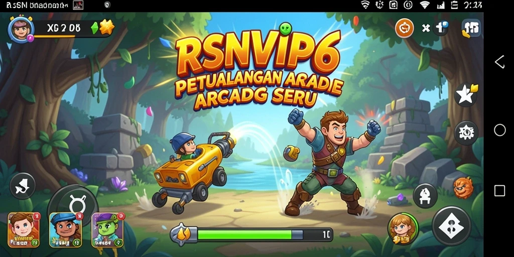 Tampilan gameplay menakjubkan dari RSNVIP6 dalam aksi.