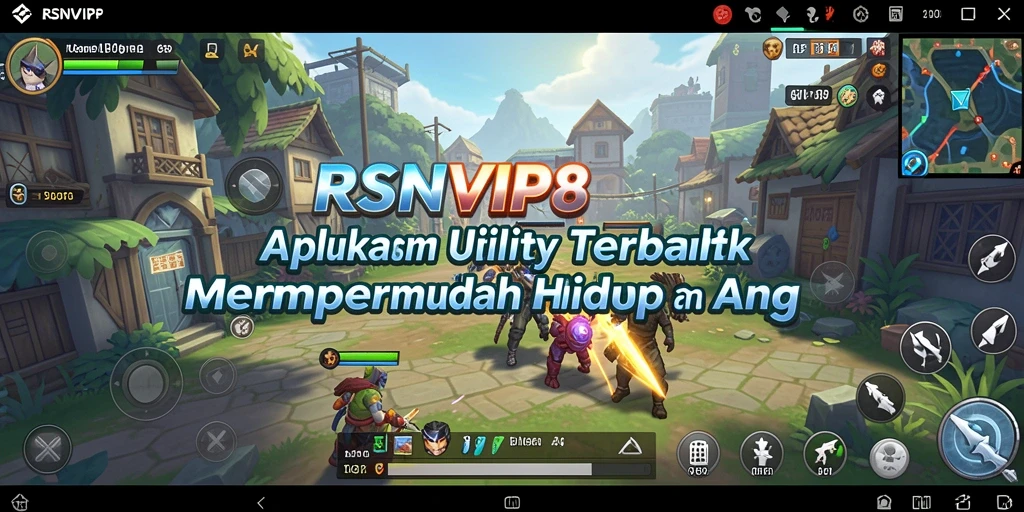 Menampilkan fitur-fitur kunci RSNVIP8 yang memudahkan penggunanya.