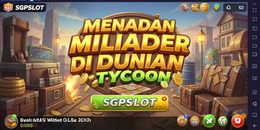 Tampilan permainan SGPSLOT yang menakjubkan dan penuh warna.